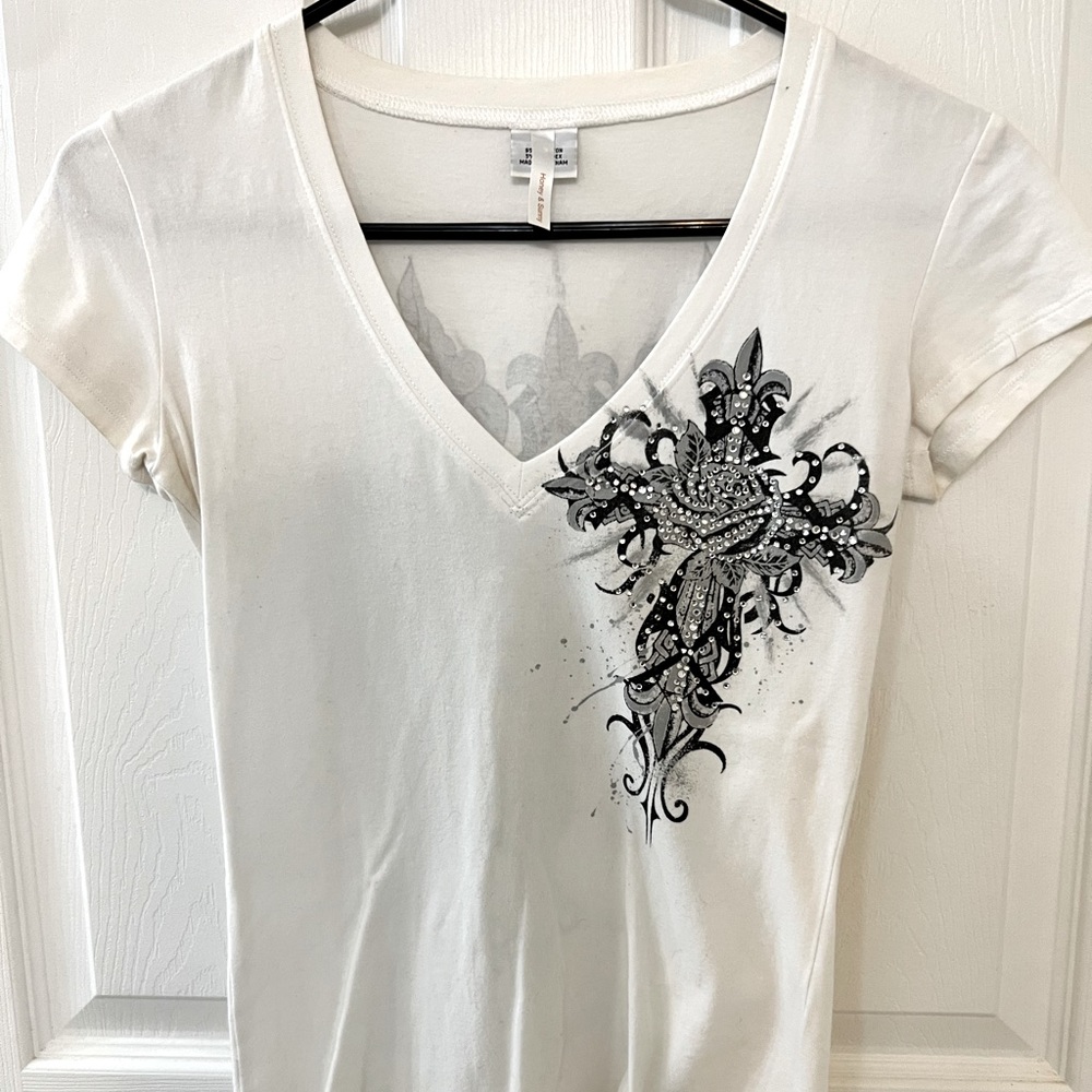 Designer V-neck shirt